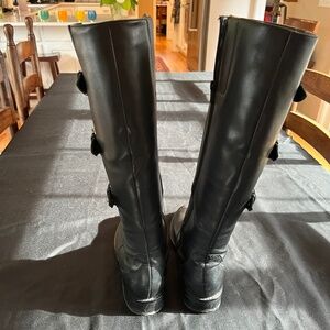 Black Riding Boot by Ecco